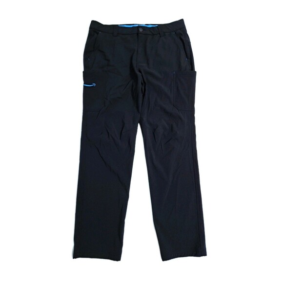 Delivery Driver Cargo Pants Luly Yang Amazon XL Men's 37-40 Black Worker Stretch - Picture 1 of 9
